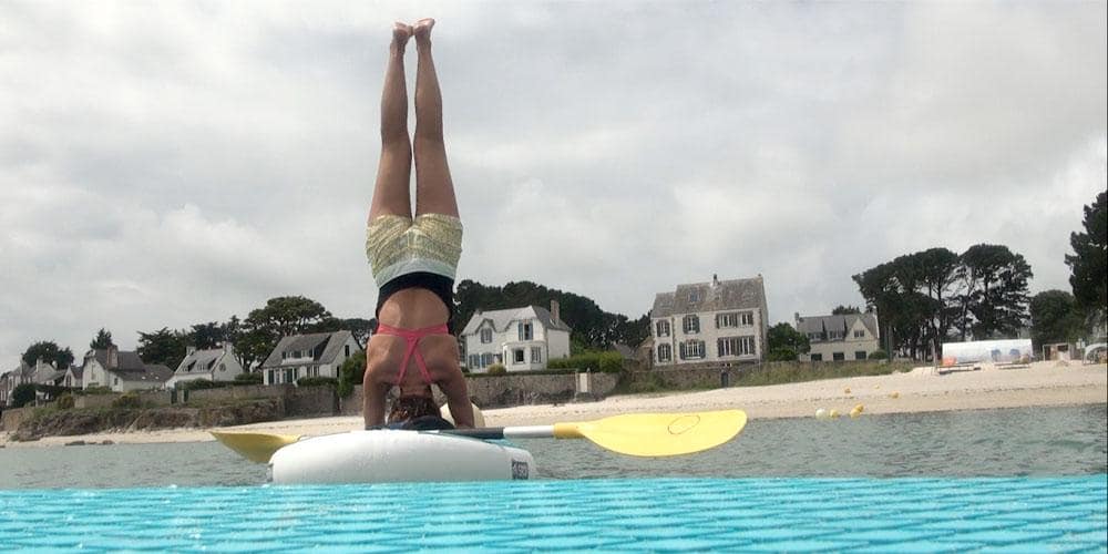 cours de yoga paddle Quiberon