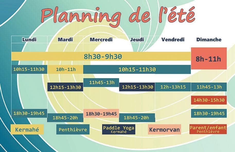 Planning_Ete_2025_light Horaire cours yoga Presqu'île de Quiberon